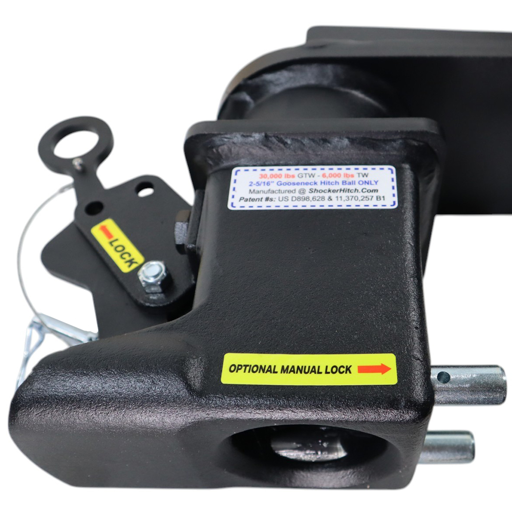 9" Offset Shift Lock Coupler - Coupler Locked Position