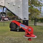 Gooseneck Air Hitch with Kingpin - Square Stem - Installed