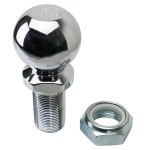 Shocker 2-5/16" Chrome Pintle Hitch Ball with 1-1/8" Diameter 2-1/4" Shank