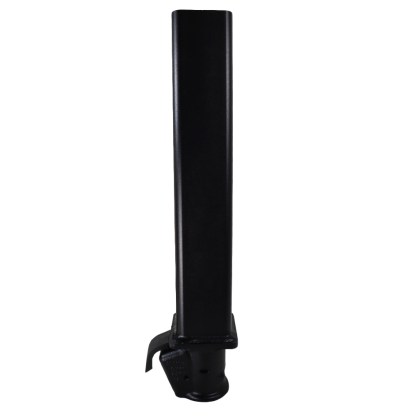 Shocker 30K Gooseneck Stem & EZ Latch Decmo Coupler - Square Blank Stem - Black