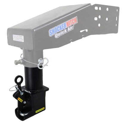 Works with Shocker Gooseneck Pin Box For 5th Wheel Campers (sold separately)