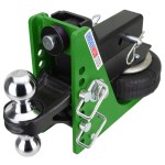 Shocker 20K HD Mean Air Bumper Hitch & Chrome Combo Ball - 2-1/2" Receiver Hitch