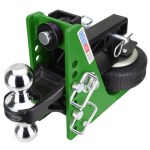 Shocker 20K HD Mean Air Bumper Hitch & Chrome Combo Ball - 2" Receiver Hitch