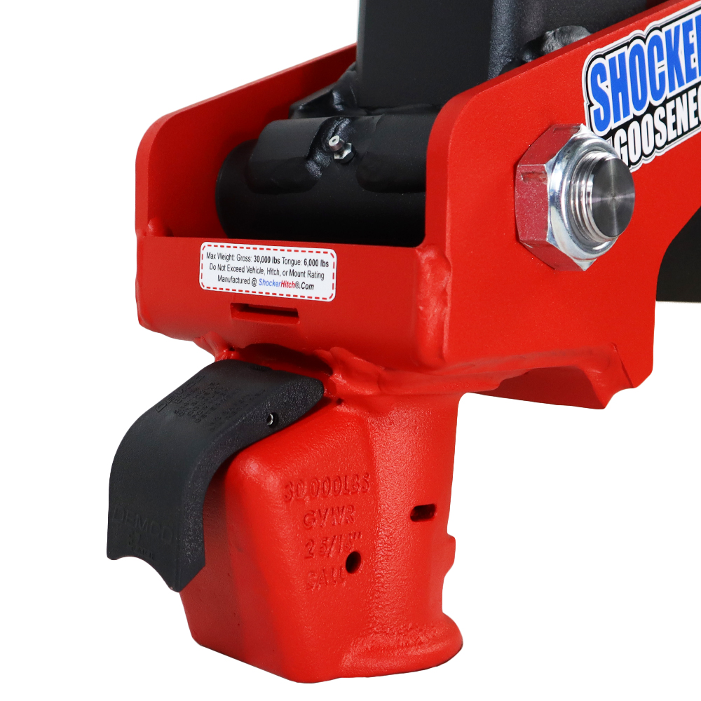 Shocker Goose Air Hitch with Demco Coupler - (Pivot Bolt Grease Zerk Shown Above)