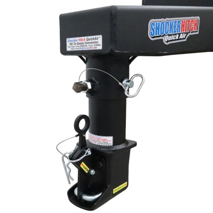 Quick Air 5th Wheel to Gooseneck Kit with Shift Lock Coupler - Connection