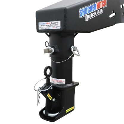 Quick Air 5th Wheel to Gooseneck Kit with Shift Lock Coupler - Connection