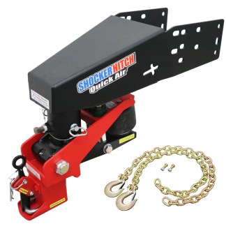 Shocker Quick Air 5th Wheel to Gooseneck Conversion Kit with Shift Lock Coupler (with chain kit) - New Style