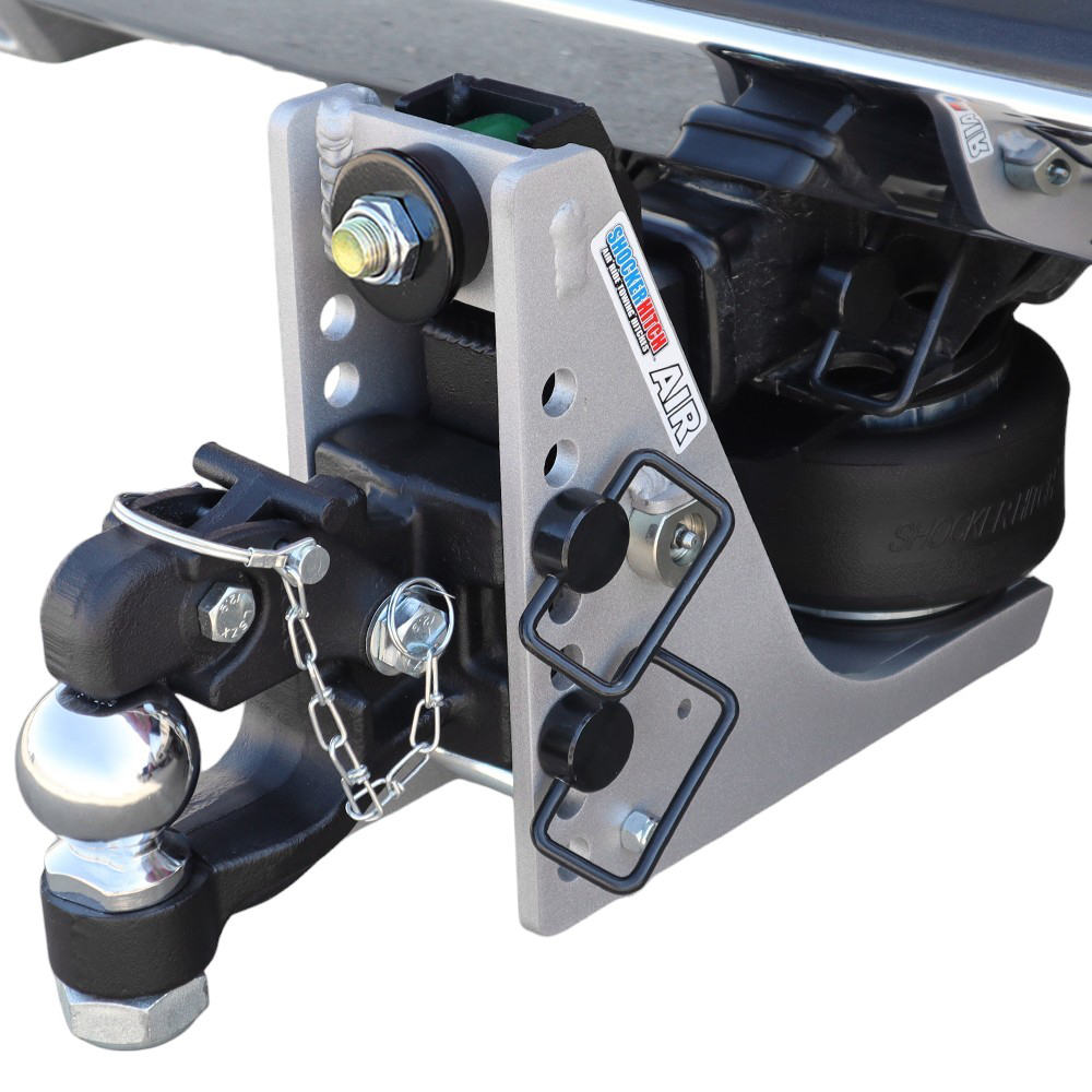 10K Air Hitch & 8-Ton Pintle w/ 2-5/16" Ball Installed
