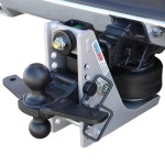 10K Air Hitch & Black Sway Tab Combo Ball Installed