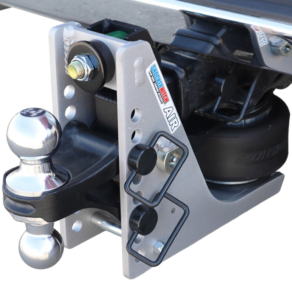 10K Air Hitch & Chrome Combo Ball Installed