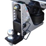 10K Air Hitch & Drop Mount w/ 2-5/16" Ball Installed