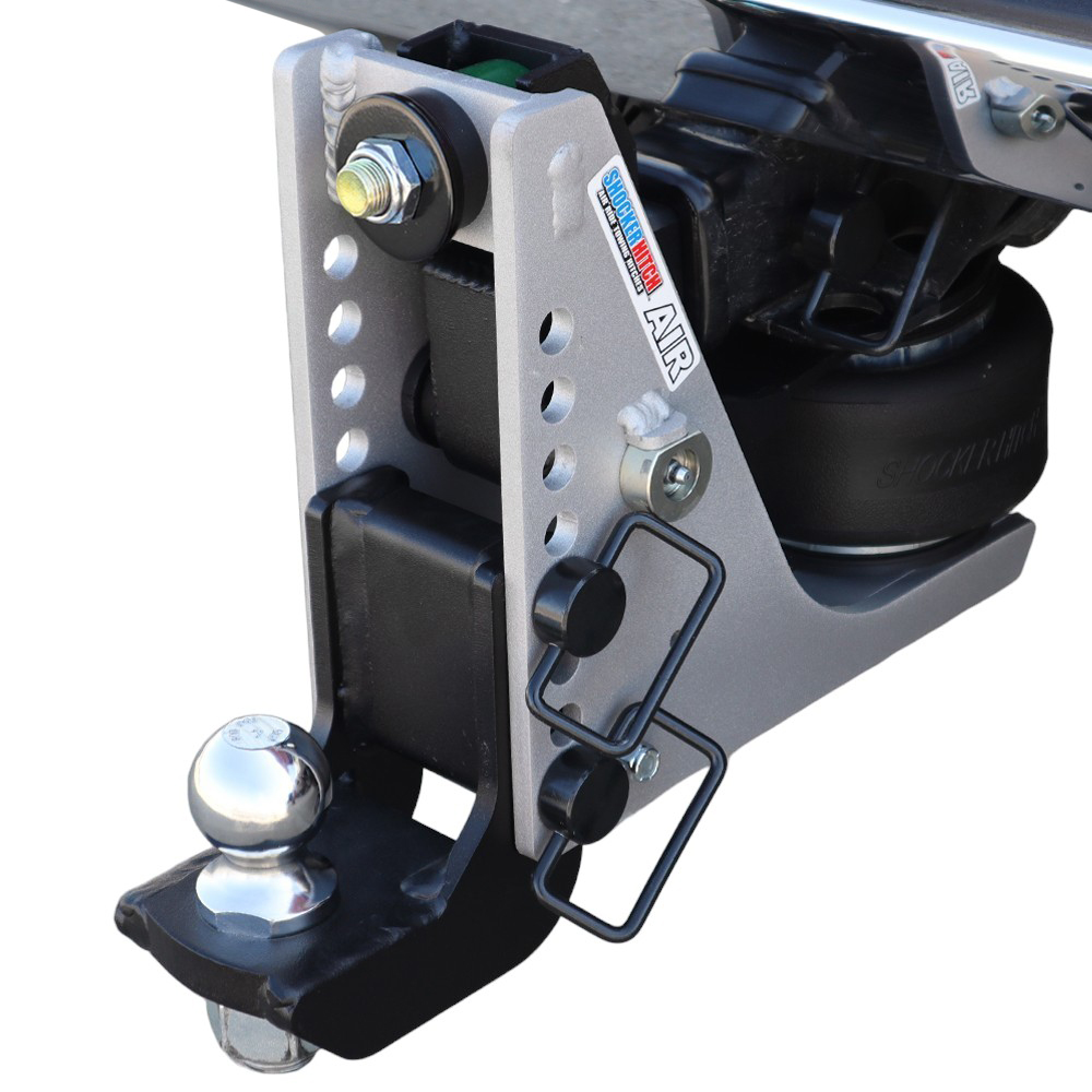 10K Air Hitch & Drop Mount w/ 2" Ball Installed