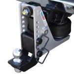 10K Air Hitch & Drop Mount w/ 2" Ball Installed