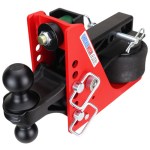 Original Shocker Air Receiver Hitch with Black Combo Ball