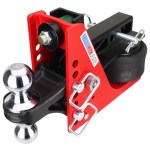 Original Shocker Air Receiver Hitch with Chrome Combo Ball