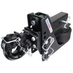 14K Max Black Air Hitch & 10-Ton Pintle - 2-1/2" Receiver