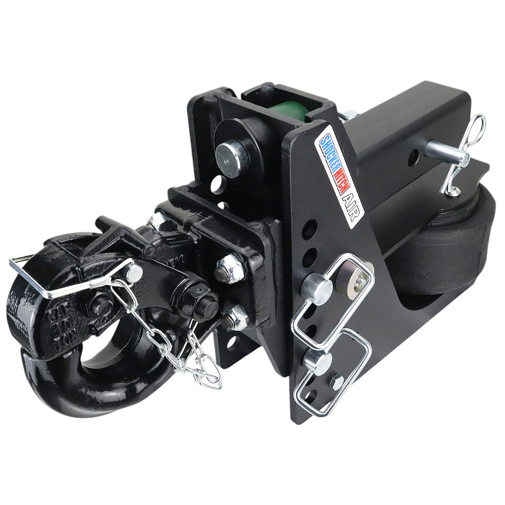 14K Max Black Air Hitch & 10-Ton Pintle - 2-1/2" Receiver