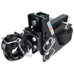 14K Max Black Air Hitch & 10-Ton Pintle - 2" Receiver