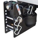 14K Max Black Air Hitch Base Frame with Pins Installed