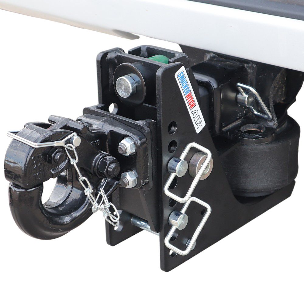 14K Max Black Air Hitch & 10-Ton Pintle Installed