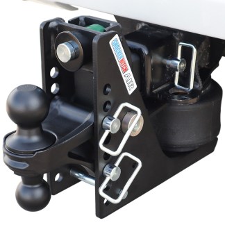 Max Black Air Hitch & Black Combo Ball Installed