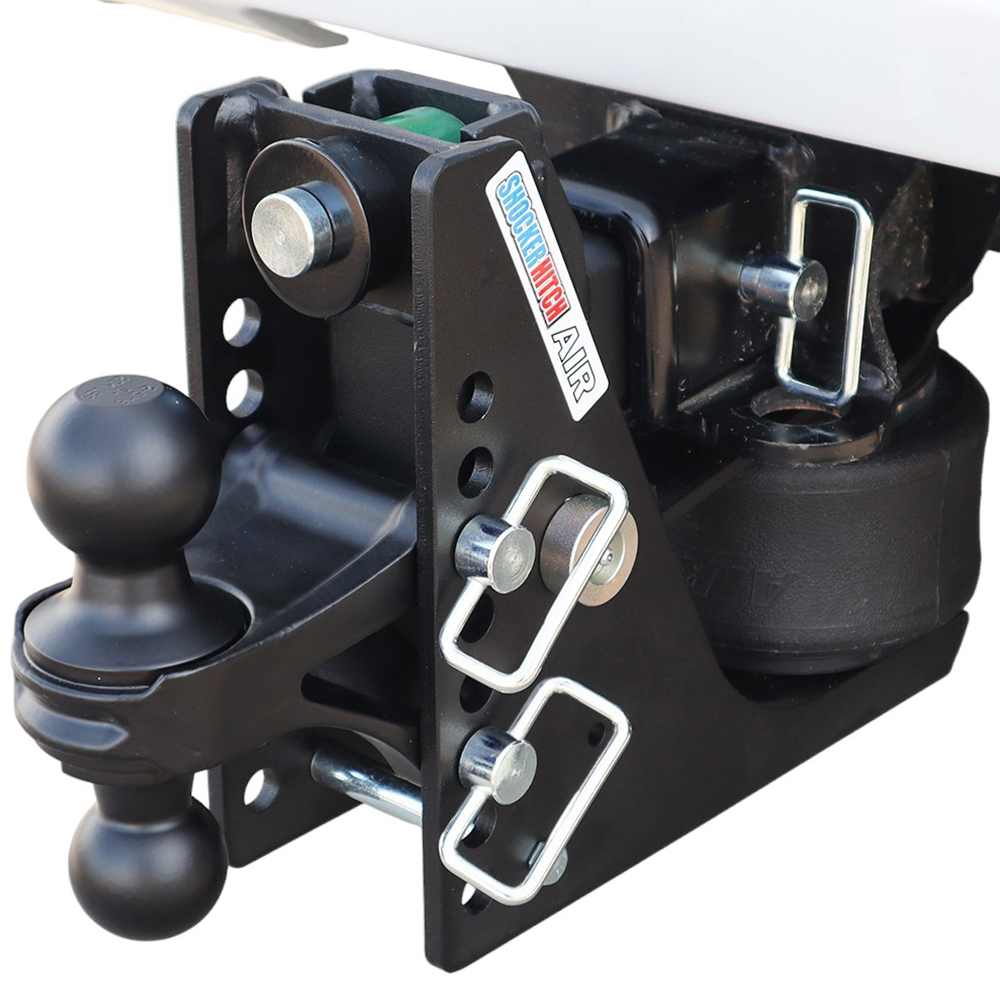 Max Black Air Hitch & Black Combo Ball Installed
