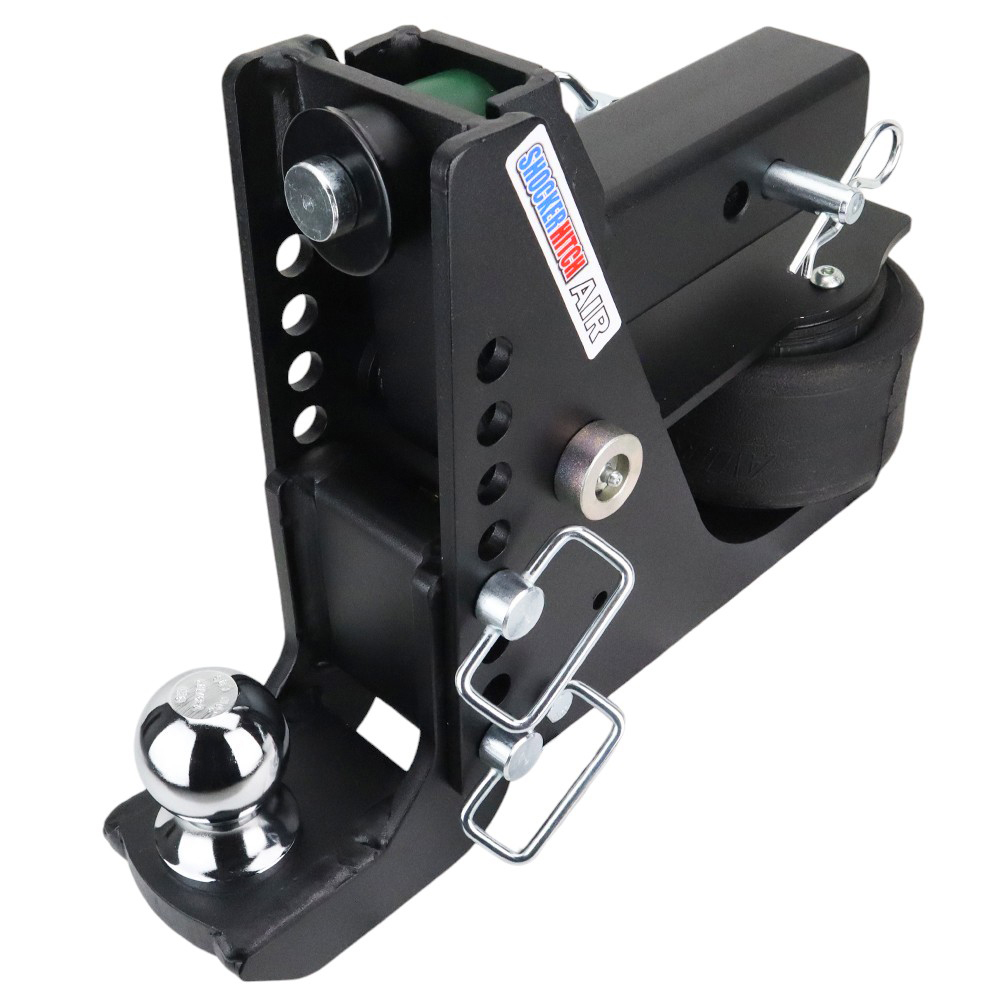 14K Max Black Air Hitch & Drop Mount w/ 2-5/16" Ball - 2-1/2" Receiver