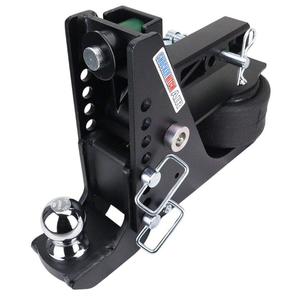 14K Max Black Air Hitch & Drop Mount w/ 2-5/16" Ball - 2" Receiver