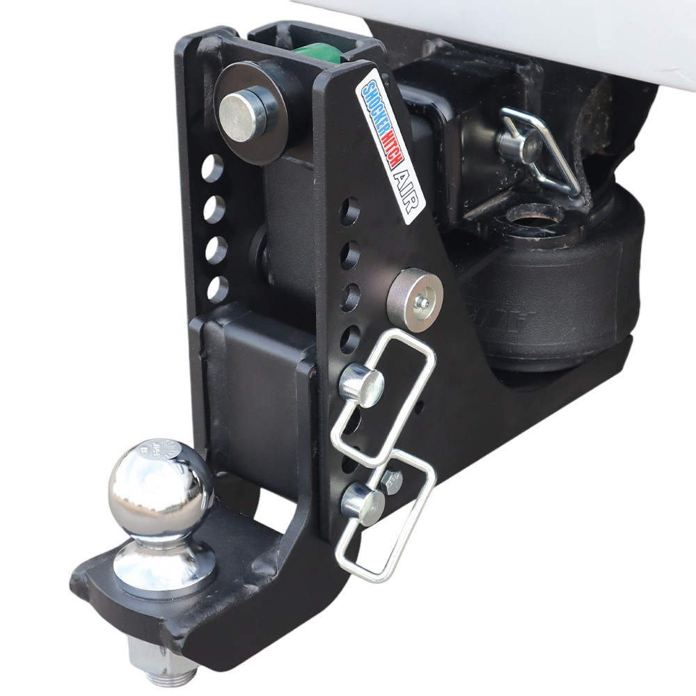 14K Max Black Air Hitch & Drop Mount w/ 2-5/16" Ball Installed