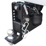 14K Max Black Air Hitch & Drop Mount w/ 2-5/16" Ball Installed