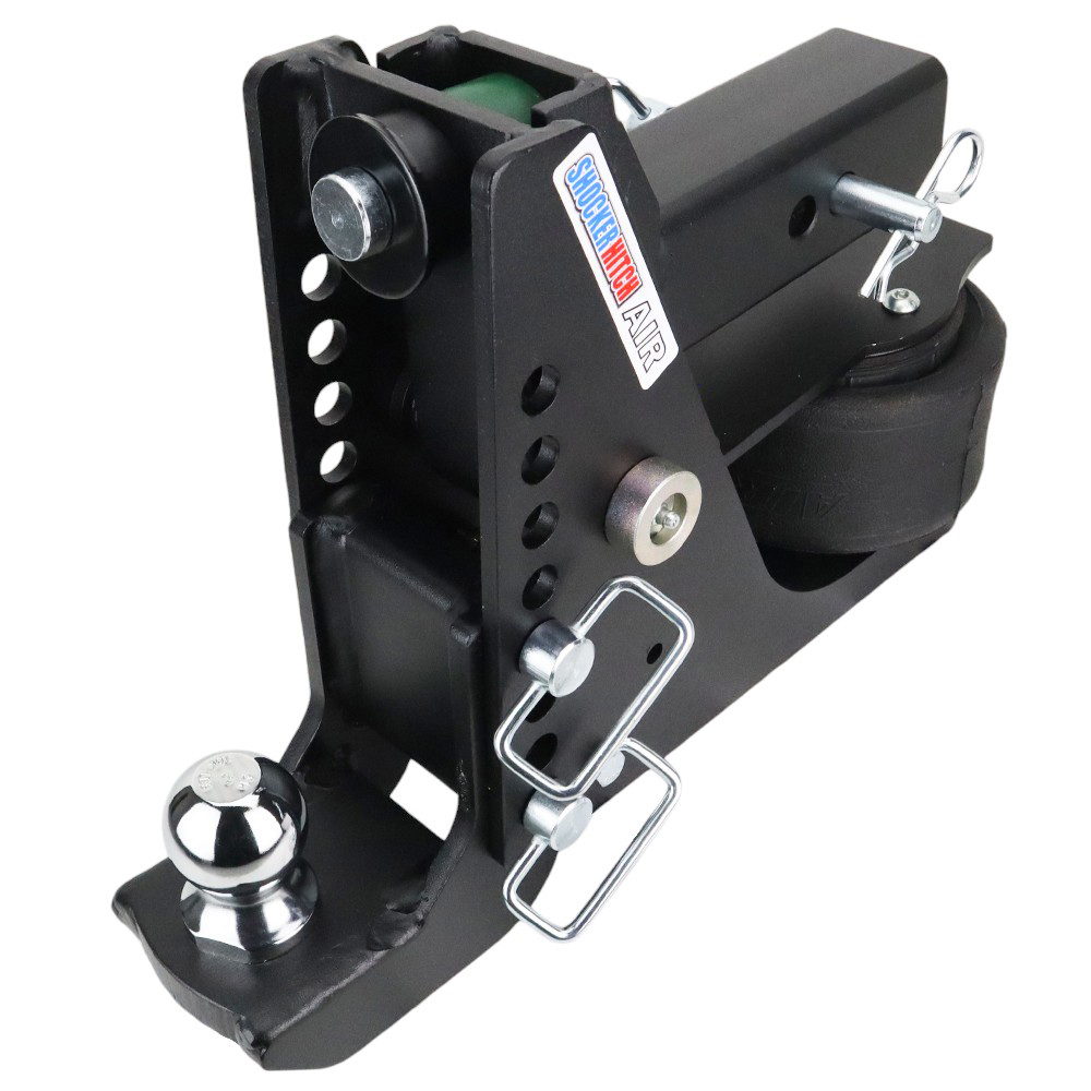 14K Max Black Air Hitch & Drop Mount w/ 2" Ball - 2-1/2" Receiver