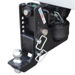 14K Max Black Air Hitch & Drop Mount w/ 2" Ball Installed