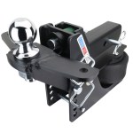 14K Max Black Air Hitch & Sway Tab Raised Mount w/ 2-5/16" Ball - 2-1/2" Receiver