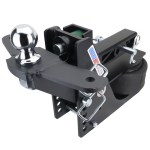 14K Max Black Air Hitch & Sway Tab Raised Mount w/ 2" Ball - 2" Receiver