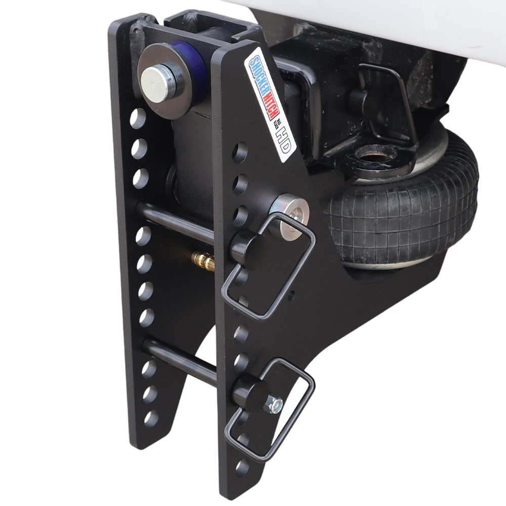 20K Super Drop Max Black Air Hitch Base Frame with Pins Installed