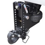 20K Super Drop Max Black Air Hitch & Channel Pintle Installed