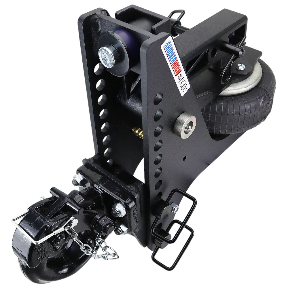 20K Super Drop Max Black Air Hitch & Channel Pintle - 2" Receiver