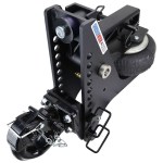 20K Super Drop Max Black Air Hitch & Channel Pintle - 2" Receiver