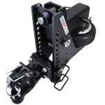 20K Super Drop Max Black Air Hitch & Channel 8-Ton Pintle & 2-5/16" Ball - 3" Receiver