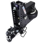 20K Super Drop Max Black Air Hitch & Channel 8-Ton Pintle Hook & 2 Ball- 3" Receiver