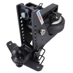 20K Super Drop Max Black Air Hitch & Black Sway Tab Combo Ball - 2" Receiver