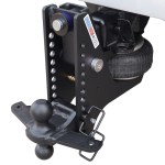 20K Super Drop Max Black Air Hitch & Black Sway Tab Combo Ball Installed