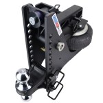 20K Super Drop Max Black Air Hitch & Chrome Combo Ball - 2" Receiver