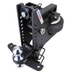 20K Super Drop Max Black Air Hitch & Chrome Sway Tab Combo Ball - 2" Receiver