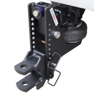 20K Super Drop Max Black Air Hitch & Clevis Installed