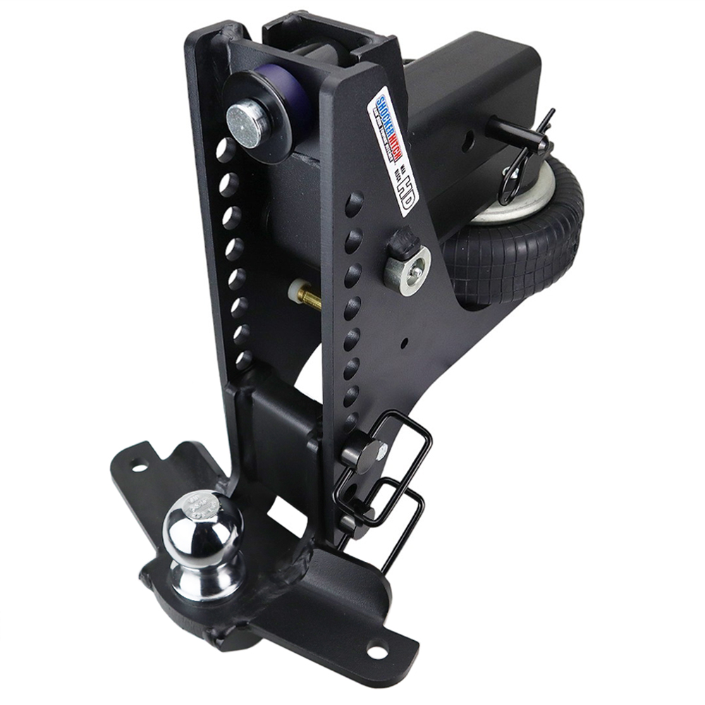 20K Super Drop Max Black Air Hitch & Sway Tab Drop Mount w/ 2-5/16" Ball - 3" Receiver