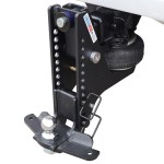 20K Super Drop Max Black Air Hitch & Sway Tab Drop Mount w/ 2" Ball Installed