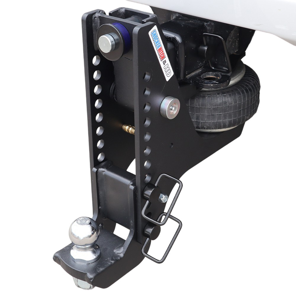 20K Super Drop Max Black Air Hitch & Drop Mount w/ 2" Ball Installed