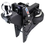 20K Super Drop Max Black Air Hitch & Raised Mount w/ 2-5/16" Ball - 2" Receiver