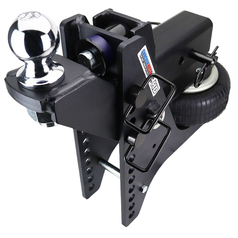 20K Super Drop Max Black Air Hitch & Raised Mount w/ 2-5/16" Ball - 3" Receiver